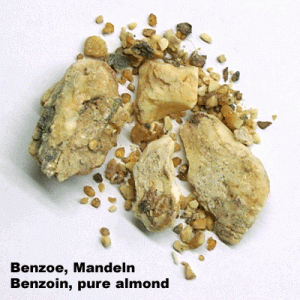 Benzoin, pure almonds